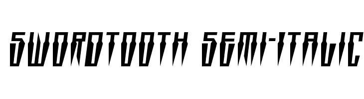Swordtooth Semi-Italic  नि: शुल्क फ़ॉन्ट्स डाउनलोड
