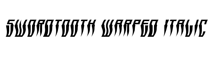 Swordtooth Warped Italic  नि: शुल्क फ़ॉन्ट्स डाउनलोड