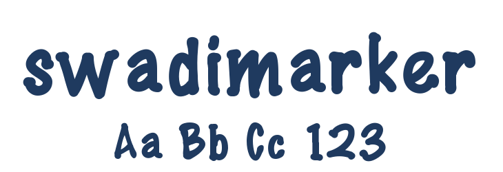 swadimarker Font Preview