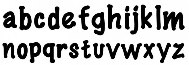 swadimarker Font LOWERCASE