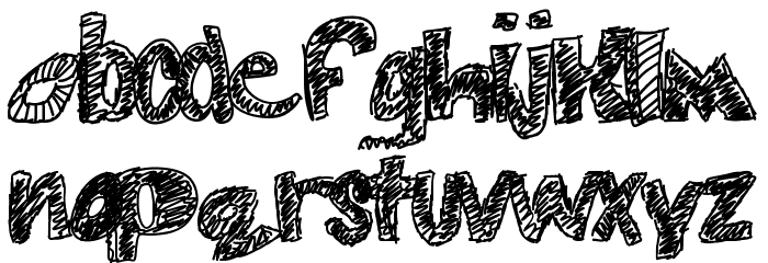 swag Font LOWERCASE
