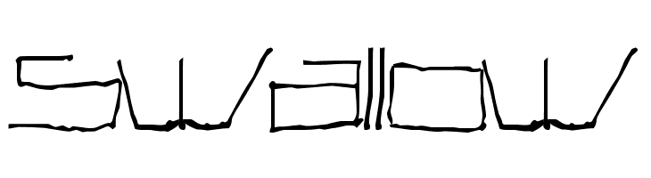 swallow  Скачать бесплатные шрифты