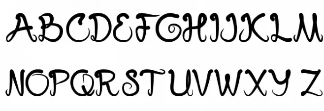 swampthing フォント 大文字