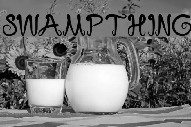 swampthing Font examples