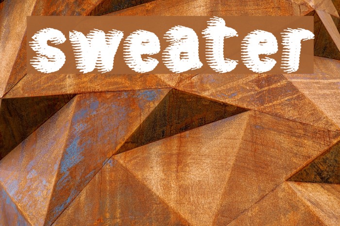  sweater  Font  FFonts net