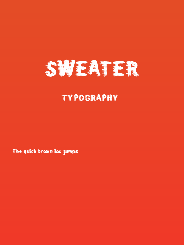 sweater Poster