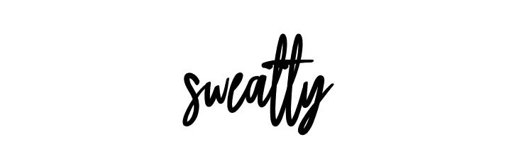 sweatty  नि: शुल्क फ़ॉन्ट्स डाउनलोड