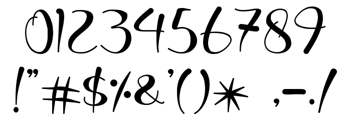 sweet christmas - Personal Use Font OTHER CHARS