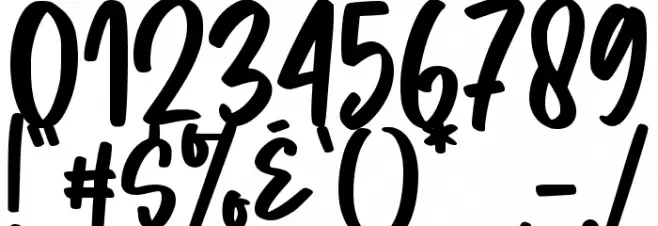 sweet doughnut Font OTHER CHARS