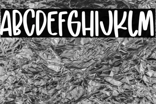 sweet doughnut Font examples