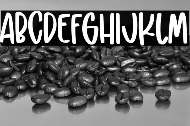 sweet doughnut Font examples