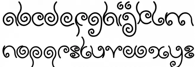 sweet lollipop خط أحرف صغيرة