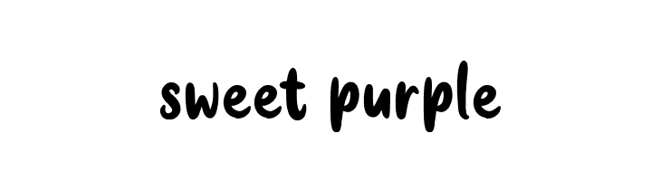 sweet purple  Free Fonts Download