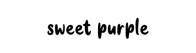 sweet purple  Descarca Fonturi Gratis