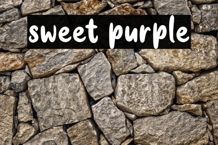 sweet purple Example 2