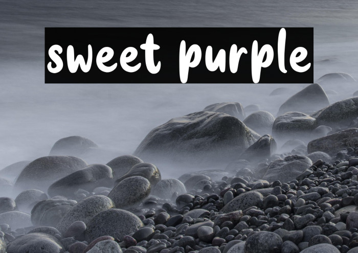 sweet purple Example 3