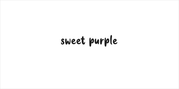 sweet purple Logo
