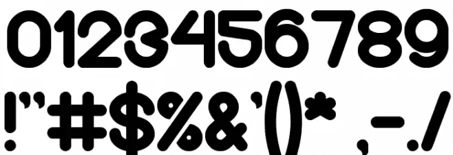 sweetest Font OTHER CHARS