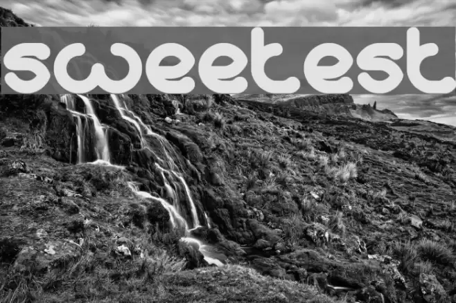 sweetest Font examples