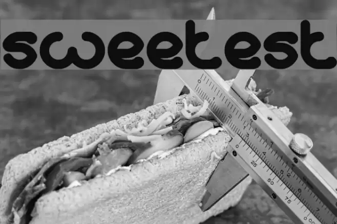 sweetest Font examples