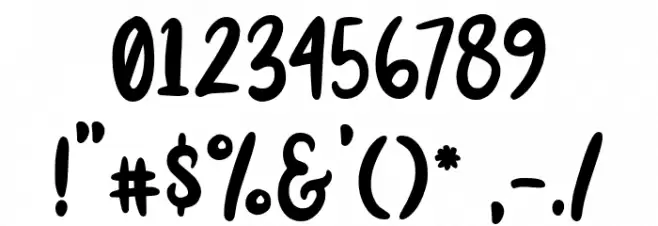 sweetpurple Font OTHER CHARS