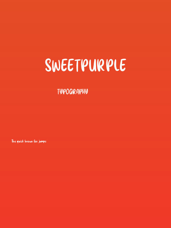 sweetpurple Poster