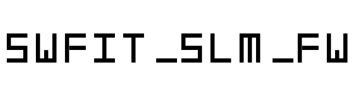 swfit_slm_fw  Free Fonts Download