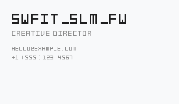 swfit_slm_fw Business Card