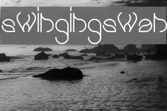 swingingswan Font examples