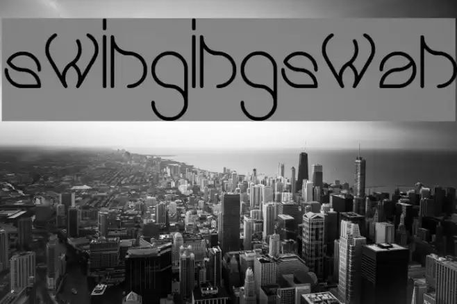 swingingswan Font examples
