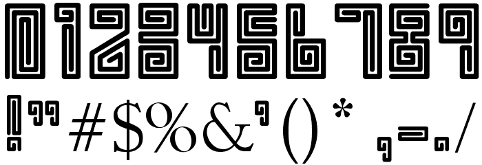 swirl Font OTHER CHARS