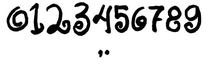 swirly kids Font OTHER CHARS