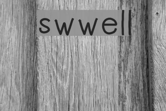 swwell Font examples