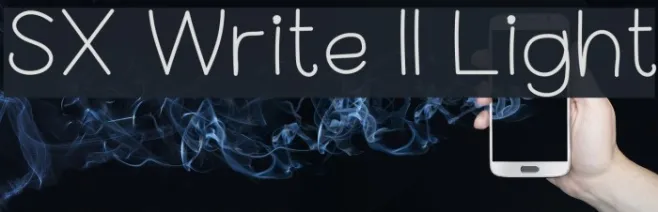 SX Write II Light Example 2