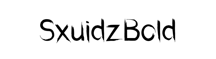 Sxuidz Bold  Frei Schriftart Herunterladen