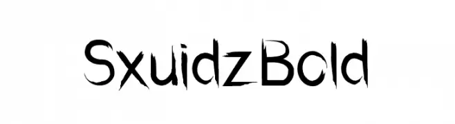 Sxuidz Bold  Fuentes Gratis Descargar