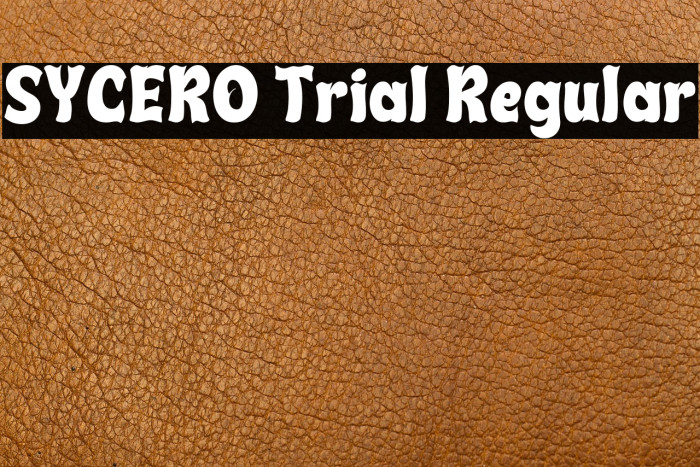 SYCERO Trial Regular Example 1