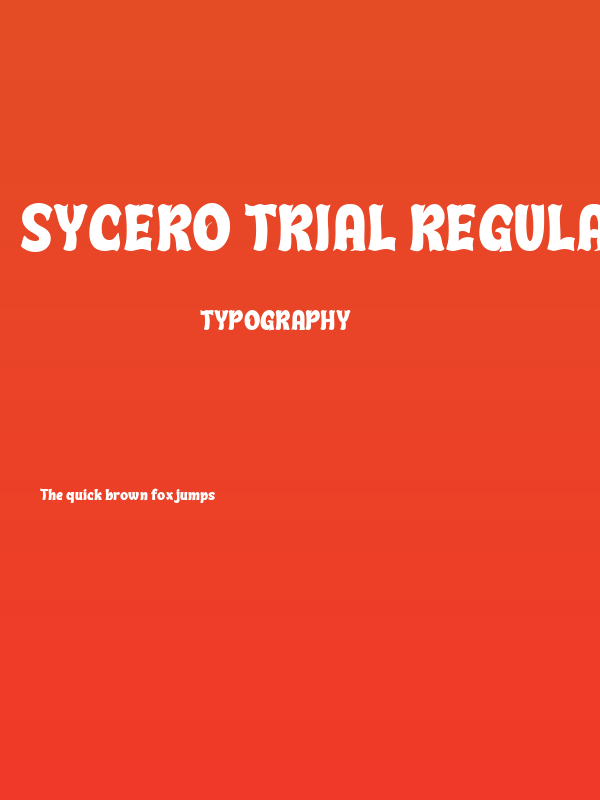SYCERO Trial Regular Poster