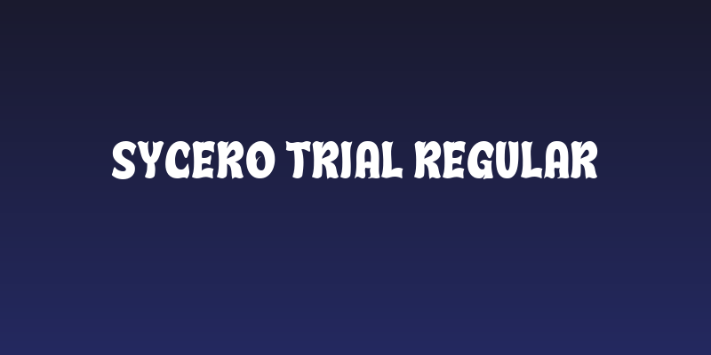 SYCERO Trial Regular Social Header