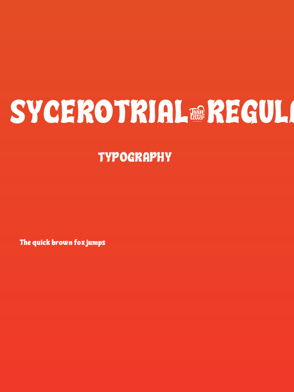 SYCEROTrial-Regular Poster