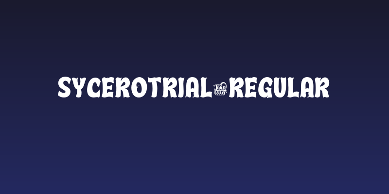 SYCEROTrial-Regular Social Header