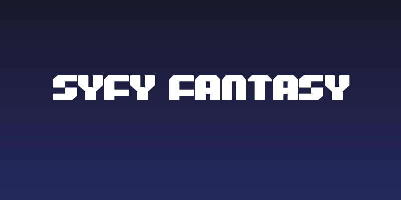 SYFY Fantasy Social Header