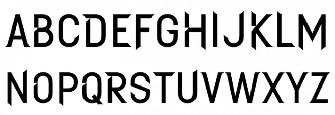 SYFYKrypton Font Litere mari