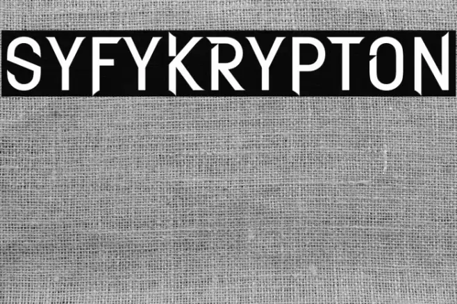 SYFYKrypton Font examples