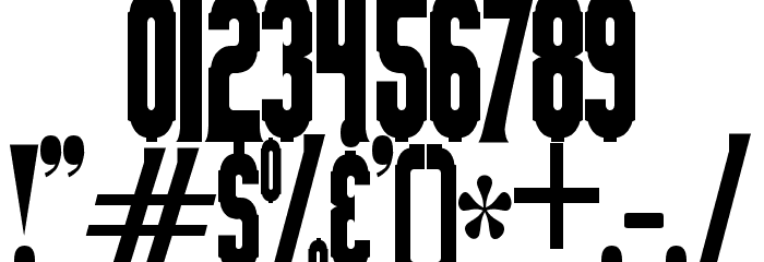 SYNCED Font OTHER CHARS
