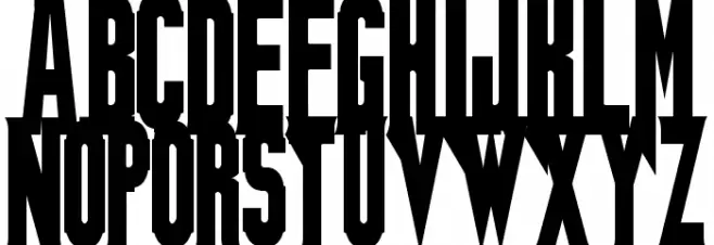 SYNCED Schriftart Groß
