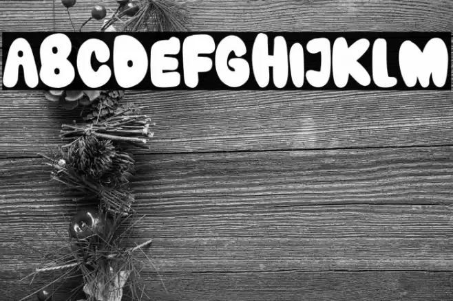 SYNCHRONIZE DEMO Font examples