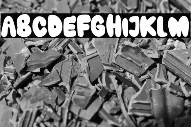 SYNCHRONIZE DEMO Font examples