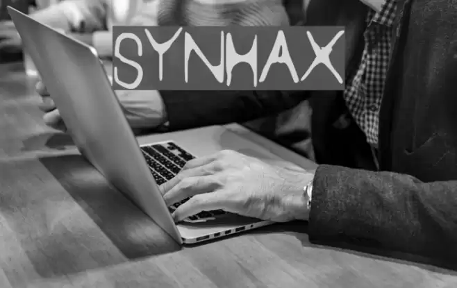 SYN_HAX Font examples