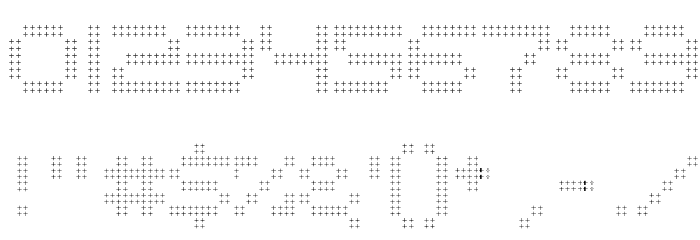 SYSTEM HATCH Font OTHER CHARS